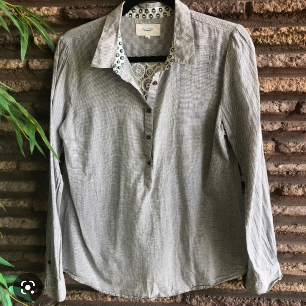 Birds of Paradise by Trovata Anthropologie button up